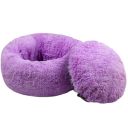 Red Point (Рэд Поинт) Donut - Лежак со съемной подушкой для собак мелких пород и котов (лаванда)