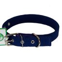 Lucky Pet (Лаки Пет) Ошейник брезентовый двойной с кожей, 2,5 х 31-40 см