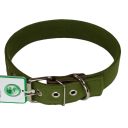 Lucky Pet (Лаки Пет) Ошейник брезентовый двойной с кожей, 3,5 х 42-56 см