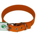 Lucky Pet (Лаки Пет) Ошейник брезентовый двойной с кожей, 3,5 х 42-56 см