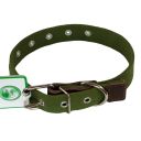 Lucky Pet (Лаки Пет) Ошейник брезентовый одинарный с кожей, 2,5 х 17-41 см