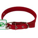 Lucky Pet (Лаки Пет) Ошейник брезентовый одинарный с кожей, 2,5 х 17-41 см