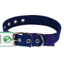 Lucky Pet (Лаки Пет) Ошейник брезентовый одинарный с кожей, 3,5 х 26-56 см