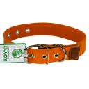 Lucky Pet (Лаки Пет) Ошейник брезентовый одинарный с кожей, 3,5 х 26-56 см