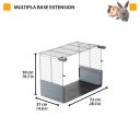 Ferplast (Ферпласт) Multipla Base Extension Модуль расширения основания для MULTIPLA, 37x72x50 см