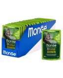 Monge (Монж) Cat Bwild Grain Free Wet Sterilised Wild Boar - Влажный корм для стерилизованных котов, мясо дикого кабана с овощами