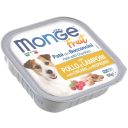 Monge (Монж) Dog Fruit with Chicken & Raspberry - Вологий корм для собак з куркою та малиною