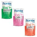 Monge (Монж) Grill Adult Dog Multipack Lamb & Pork & Salmon - Набор паучей для собак с ягненком и овощами, свининой, лососем