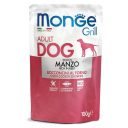 Monge (Монж) Grill Multipack Chicken & Turkey & Beef & Cod Fish - Набор паучей для собак с курицей, индейкой, говядиной, треской