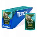 Monge (Монж) BWild Grain Free Wet Cod Fish Adult Cat - Влажный корм для взрослых кошек, треска с креветками и овощами