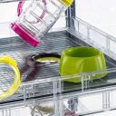 Ferplast (Ферпласт) Cage Multipla Hamster Crystal Black клетка для хомяка, 72,5x37,5x62 см (черный металл)