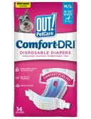 OUT! PetCare Comfort Dri Disposable Fashion Diapers - Одноразовые подгузники