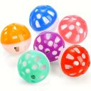 Игрушка для кошек пластиковый мячик с колокольчиком 3.8 см