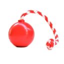 SodaPup (Сода Пап) USA-K9 Cherry Bomb – Игрушка-диспенсер для лакомств Бомба из суперпрочного материала для собак, красная