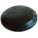 SodaPup (Сода Пап) Bottle Top Flyer Small – Игрушка Фрисби из каучука для собак и щенков, черная