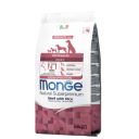 Monge (Монж) Monoprotein All Breeds Adult Beef with Rice – Сухой монопротеиновый корм с говядиной и рисом для взрослых собак различных пород