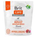 Brit Care (Брит Кеа) Dog Hypoallergenic Adult Medium Breed - Сухой монопротеиновый гипоаллергенный корм с ягнёнком для собак средних пород