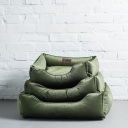 Harley & Cho (Харли энд Чо) Dreamer Green Velour лежак для кошек и собак (зеленый)