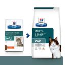Hills ( Хилс ) PD Feline w/d Multi-Benefit (Digestive/Weight Management) - корм-диета для кошек с проблемами пищеварения и избыточным весом,с курицей