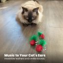 Petstages (Петстейджес) Catstages Straw-Babies Cat Dental – Клубнички Игрушка для кошек с перьями и кошачьей мятой