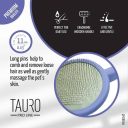 Tauro Pro Line (Тауро про Лайн) Расческа-щетка деревяная круглая для кошек и собак, фиолетовый