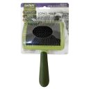 Safari Curved Firm Slicker Brush - Пуходерка для собак изогнутая для длинной шерсти