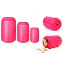SodaPup (Сода Пап) SP Puppy Can Toy – Игрушка-диспенсер для лакомств Жестяная Банка для собак, розовая