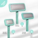 Tauro Pro Line (Тауро про Лайн) Расческа-щетка деревяная прямоугольная для кошек и собак, мятный