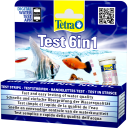 Tetra (Тетра) Test 6in1 - Набор тестов для измерения параметров воды в аквариуме (индикаторные), 25 шт