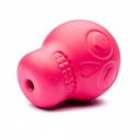 SodaPup (Сода Пап) Skull Treat Dispenser – Жевательная игрушка-диспенсер Череп для лакомств для собак, розовый