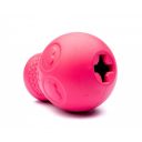 SodaPup (Сода Пап) Skull Treat Dispenser – Жевательная игрушка-диспенсер Череп для лакомств для собак, розовый