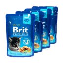 Brit Premium (Брит Премиум) Cat pouch Chicken Chunks for Kitten - Набор паучей с курицей для котят