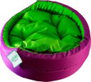 Lucky Pet (Лаки Пет)  "Зірка" - Лежак для собак и котов, фиолетово-зеленый