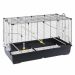 Ferplast (Ферпласт) Cage Piano 8 Black большая клетка для канареек, попугаев и других мелких птиц, 118х59х75 см (черный металл)