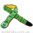 Outward Hound (Аутвард Хаунд) Invincibles Snakes - Игрушка-пищалка для собак Непобедимая змея, зеленая