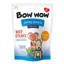 Mera (Мера) Bow WOW - Ласощі для собак натуральні Снеки з яловичини у вигляді стейків 80 г- 15 шт/уп
