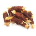 Селянські Смаколики Лакомство для собак кусочки минтая с уткой