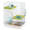 Ferplast (Ферпласт) Cage Hamster Tris White клетка для средних грызунов, 46x29x58 см (белый металл)