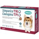 Simparica Trio (Симпарика Трио)-жевательные таблетки от блох, клещей и глистов  для собак 10-20кг