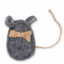 ТМ "Природа" - Игрушка «Мышка шкряботушка» для кошек, серая