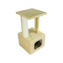 Lucky Pet (Лаки Пет) Грот Люкс - Когтеточка-домик с платформой, мех