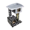 Lucky Pet (Лаки Пет) Каньон - Когтеточка-домик с платформой трехуровневая, мех