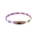 Trixie (Трикси) Flash Light Ring USB - Разноцветный светящийся ошейник для собак