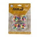 AnimAll (ЕнімАлл) Fun Cat - Набор мячиков жгут для кошек, пластик, 4 шт