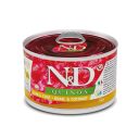 Farmina (Фармина) N&D Quinoa Dog Adult Mini Skin & Coat Quail & Coconut - Влажный корм для собак при пищевой аллергии с перепелом и кокосом