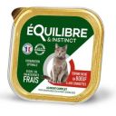 Equilibre & Instinct Влажный корм для стерилизованных кошек с говядиной и кабачком, паштет, 85 г