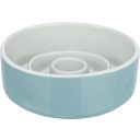 Trixie (Трикси) - Миска керамическая для медленного кормления (серая/голубая)