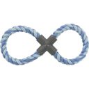 Trixie (Трикси) - Игрушка для собак Канат-восьмерка плетеная, 35см