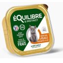 Equilibre & Instinct Влажный корм для котят с птицей, морковью и молоком, мусс, 85 г