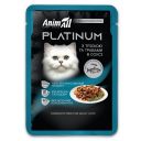 AnimAll (ЭнимАлл) Cat Platinum Cod Herbs in Gravy - Влажный корм для кошек в соусе треска и травы